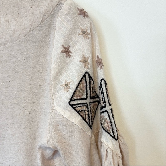 Free People Aria Embroidered Top , sz XS - Picture 11 of 12